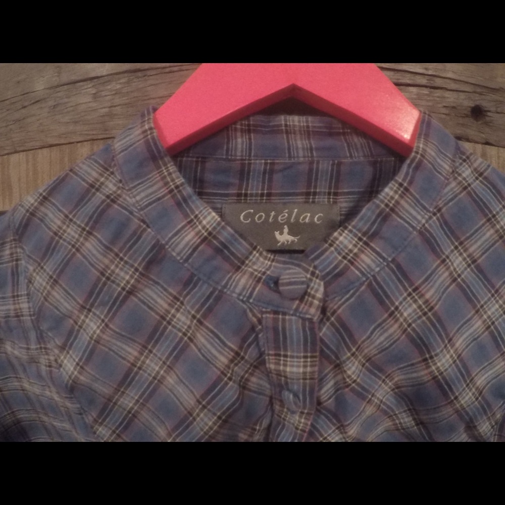 Size 1 cotelac plaid tunic